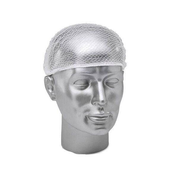 Vienreizlietojama tīkls cepure, balta (100gab) - Image 1