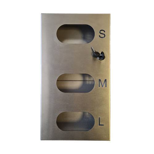 Vienreizējās lietošanas cimdu turētājs no nerūsējošā tērauda, ​​3 izmēri - Image 1