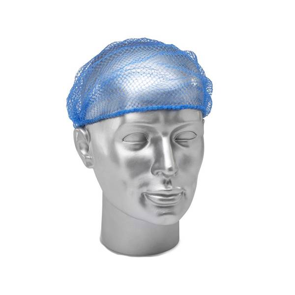 Vienreizlietojama tīkls cepure, zils (100gab) - Image 1