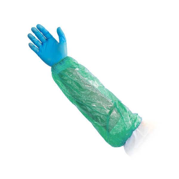 Uzroči, vienreizlietojams, PE, zaļš (100gab) - Image 1