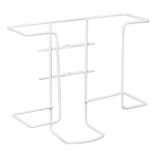 Vienreizējās lietošanas cimdu turētājs divām kastēm, 10,4x27x22,5 cm, balts - Image 1