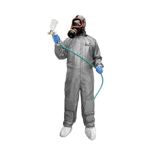Kombinezonas chem pilkas Kombinezons krāsotājiem, Chemsplash 2788, antistatisks, mazgājams, pelēks - Image 1